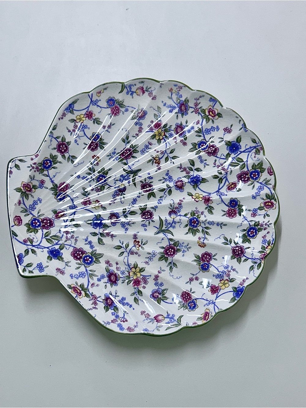 Vintage Tominanga Original ANDREA By SADEK JAPAN Coquillage Seashell Plate